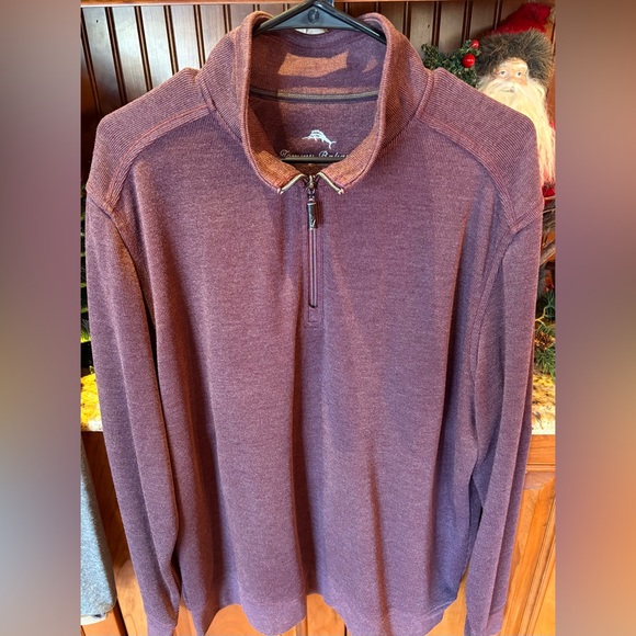 Tommy Bahama Men's quarter  Zip pullover - Picture 6 of 7